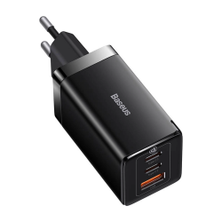 Baseus GaN5 Pro Fast Charger 2C+U 65W EU - Black Baseus GaN5 Pro Fast Charger 2C+U 65W EU - Black